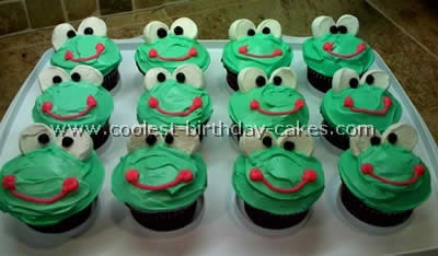 frog cupcake